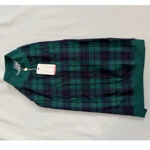 Bums & Roses Bamboo Tartan Plaid Dog Pajamas size XL (40-50lbs)